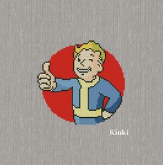 Fallout Pixel Art Grid - FREE DOWNLOAD