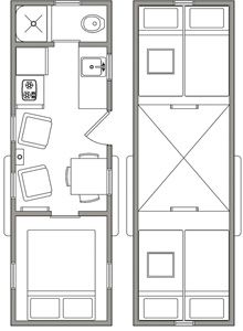 Tiny House Floor Plans free tiny house floor plans: 8' x 16' floor plan with possible Tiny House Floor Plans free tiny house floor plans: 8' x 16' floor plan with possible