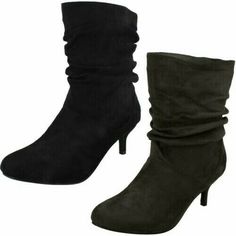 Da Donna Stivaletti Plateau tacco grosso Deco Oro Zip Casual Stivaletti Taglia