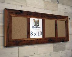 Classic 3 16x20 Reclaimed Redwood Picture Frame