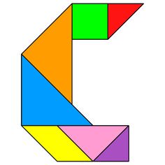 tangram letter c tangram solution 111 providing teachers and pupils with tangram puzzle