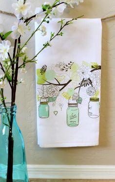 Mason Jar Kitchen Towel Mason Jar Kitchen Towel