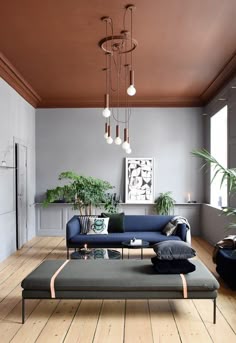 La banquette, nouvelle star de nos salons - Mariekke Scandinavian Design Living Room, Scandinavian Home, Modern Living Room, Living Room Designs, Living Spaces, Small Living, Living Rooms, Day Bed Living Room, Cozy Living