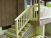 deck stairs steps code requirements decks com yard pinterest