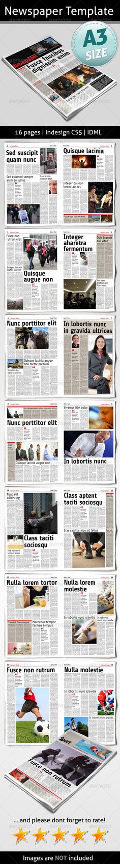 27 best newspaper templates images in 2019 editorial design newspaper template to download