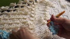 Шаль" бабочки" 1часть (learn to crochet shawl crochet) (Шаль #1)