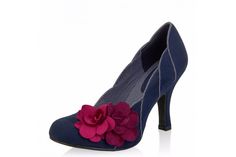 Ruby Shoo NEW Brooke sand beige womens floral low heel slip on shoes size 3-9