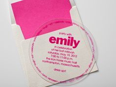 12 Best Pink Bat Mitzvah Invitations Images Not Pink Circle Bat Mitzvah Plastic Invitation Party Invitations Kids Bar