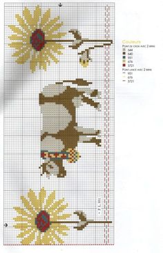 Fancy Cows_Cross Stitch Pattern Fancy Cows_Cross Stitch Pattern