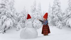 Скандинавское Рождество, Новогодние Пожелания, Рождественские Фото, Зимний Снег, Нордическое Рождество, Снеговик, Куколки, Цвета, Зимняя Фотография