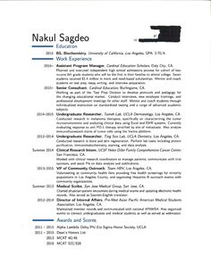 zoo keeper sample resume one of the only ones i can find sample medical school resumes