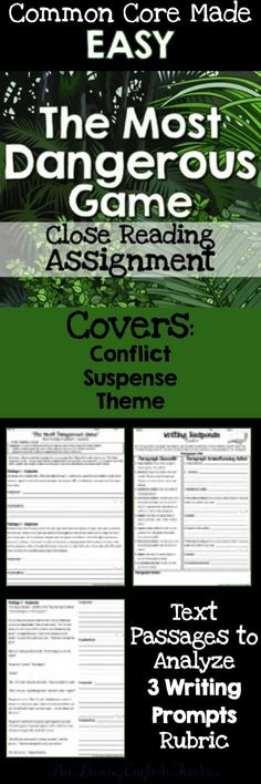 The most dangerous game essay questions
