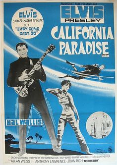 Easy come easy go 1967 Elvis Presley cult movie poster print