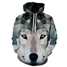 Cat Blue Eyes Neon Multicolor Hoodie New Hooded Sweatshirt Black