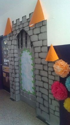 image result for castle classroom door decorations