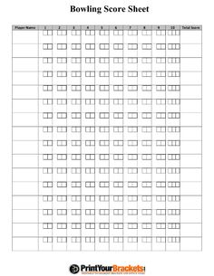 bowling score sheet pinteres bowling score sheet template