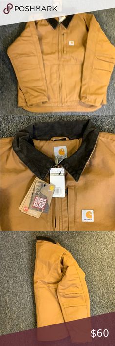 CARHARTT MEN/'S JOHN SHORTS IN LEATHER BROWN //// BNWT ////