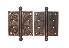 6 x 6 Corbin Harvard Cast Brass Butt Antique Door Hinge