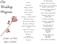 starfish couple tri fold wedding program template my dream wedding
