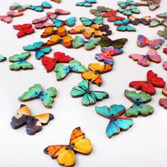 Arts,crafts & Sewing Qualified 2017 New Handmade Diy Colorful Wood Sewing Painting Decoration Buttons Scrapbooking Car Rocket Ship Shape Mixed Random 50pcs Clear And Distinctive