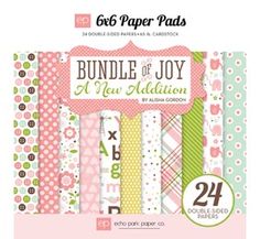 BUNDLE OF JOY # 2 baby die cuts scrapbook cards