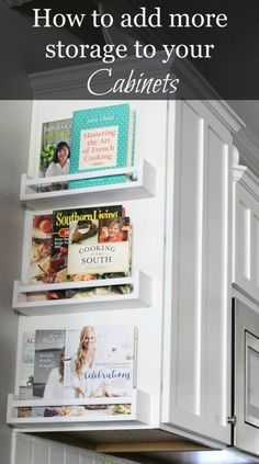 Small Kitchen Remodel And Storage Hacks On A Budget Here Is A Great And Simple Idea To Add Storage Your Cabinets Now I