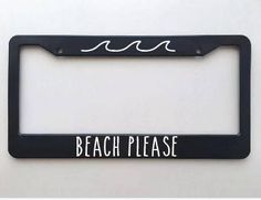PURPLE BLANK FRAME with no words ~pUrPLe~ FRAME easy CAR License Plate Frame