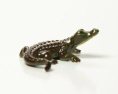 Retired Hagen Renaker Baby Alligator Variations