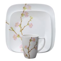 Corelle Impressions Camellia 16-Piece Dinnerware Set..always liked ... Corelle Impressions Camellia 16-Piece Dinnerware Set..always liked ...