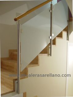 Barandilla de acero inoxidable para escaleras Plateado pasamanos para escaleras juego de barandilla con 2 postes Froadp barra interior terrazas balc/ón