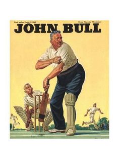 1921 Boys Own Magazine Cover Cricket Special Poster A3 Reprint