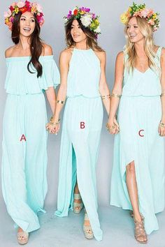 2017 Chiffon Cheap Long Pretty Young Mint Mismatched Side Split Bridesmaid Dresses Bridesmaid Dresses, Cheap Long Bridesmaid Dresses, Bridesmaid Dresses Long Chiffon, Cheap Bridesmaid Dresses, Popular Bridesmaid Dresses, Green Bridesmaid Dresses, Long Bridesmaid Dresses, Mismatched Bridesmaid Dresses, Mint Green Bridesmaid Dresses