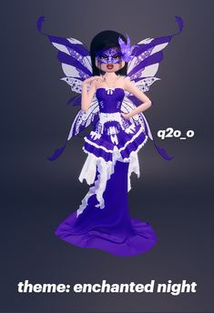 DTI theme: enchanted night in 2024 | Enchanted dress, Dress to impress