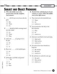 Subject And Object Ouns Worksheet Englishlinx Board Subject And Object Ouns Grade 5 Printables