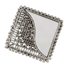 Efulgenz Boho Floral Multicolor Vintage Gypsy Indian Oxidized Silver Statement Big Size Adjustable Cocktail Ring Jewelry