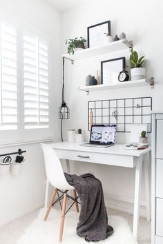 My Minimalist Workspace Home Office Decor, Bedroom Mirror