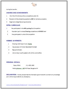 cs resume