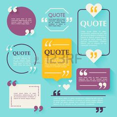 Modern block quote and pull quote design elements. Creative quote ... Modern block quote and pull quote design elements. Creative quote ...