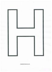 alphabet letter h template for kids jpg 1 700 x 2 200 pixels pinteres printable letter h