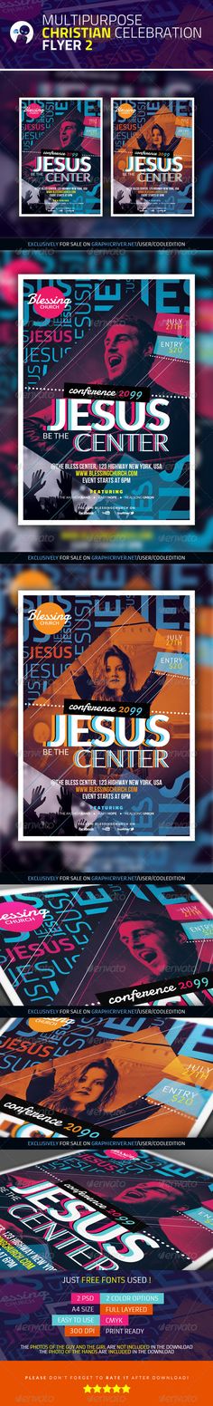 Church Event or Conference Flyer Flyer template, Churches and - conference flyer template Church Event or Conference Flyer Flyer template, Churches and - conference flyer template