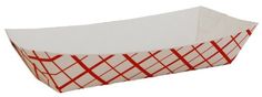 Red Plaid Hot Dogs Tray Red Plaid Hot Dogs Tray