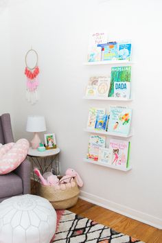 650 best nursery shelving