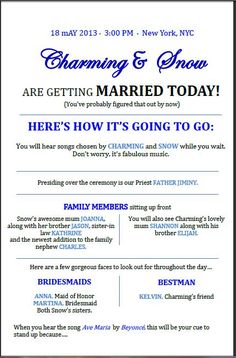 13 best order of service wording images on pinterest wedding order