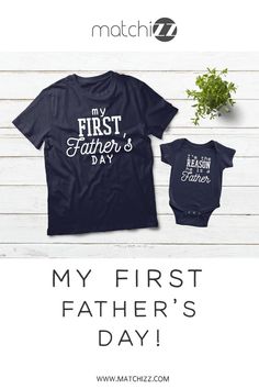 first fathers day shirts for dad and daughter