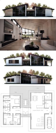 Container Homes Plans - Container House - Four container home - plan de maison simple Container Homes Plans - Container House - Four container home - plan de maison simple