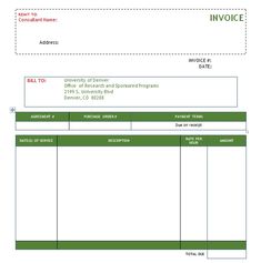 9 Best Invoice Template Word Doc Images Free Stencils Simple Consulting Invoice Template Excel And Word Templates Words