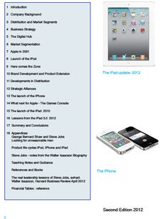 the apple case study from the ipod to the ipad is a classic handbook apple case study