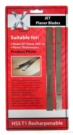 1 Pair PLANER BLADES 130 X 30 X 3 T1 HSS For WEINIG Planer Moulders