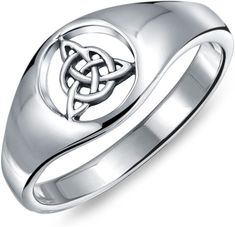 Pentagramme celtique Star .925 Sterling Silver Ring Taille 4-11