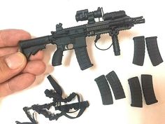 1//6 BBI NIGHT OPS NAVY SEAL WOODLAND M4 DROP LEG POUCH